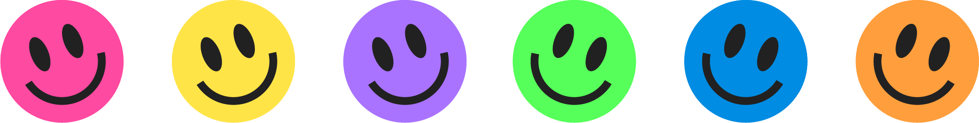 A Background Containing Happy Faces floating around